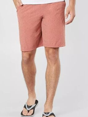Hurley Phantom Stretch Walk Short In Mars Stone Mens Size 34